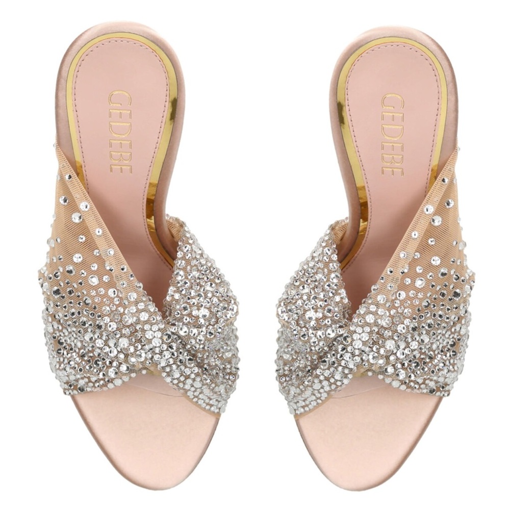 Gedebe Mariel Tulle Crystal Mule - Picture 5 of 12